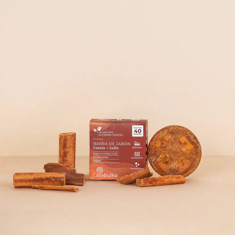 Jabón Sólido de Canela y Luffa 75 gr