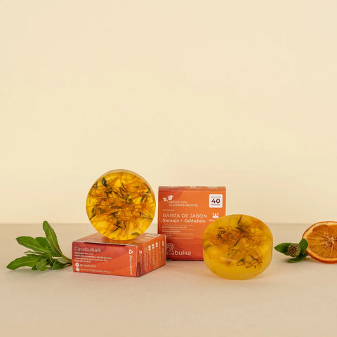 Jabón Sólido Naranja Caléndula