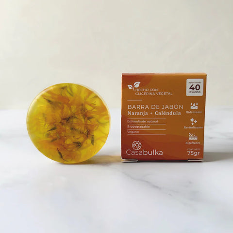 Jabón Sólido Naranja Caléndula