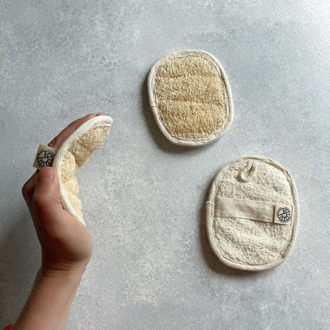 Manoplita Exfoliante de Luffa