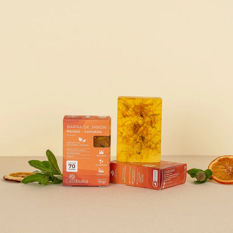 Jabón Sólido Naranja Caléndula
