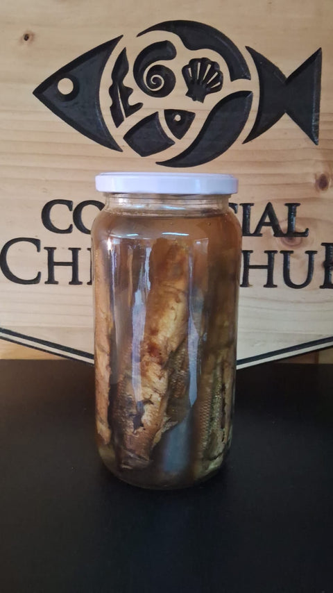 Pejerreyes Ahumados en Aceite