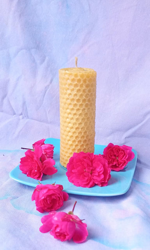 Vela de cera de abeja