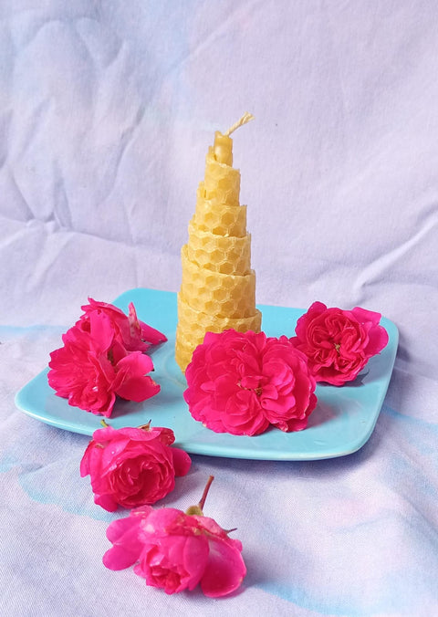 Vela de cera de abeja
