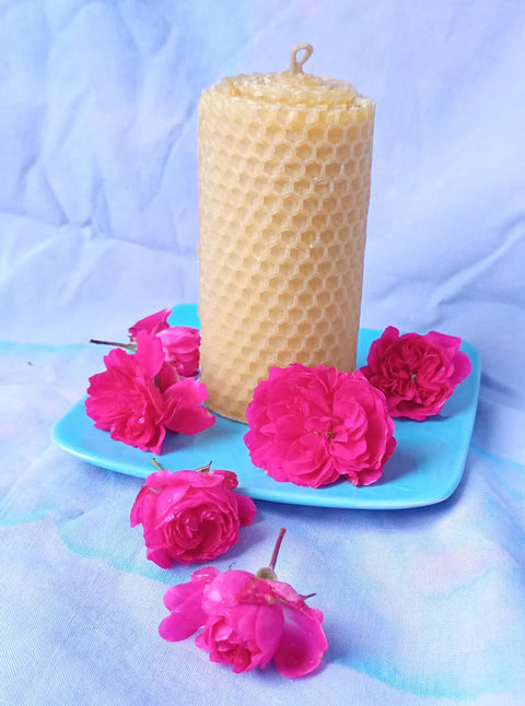 Vela de cera de abeja