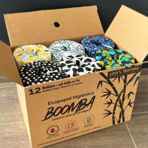 Papel Higénico Bambú 12 Rollos