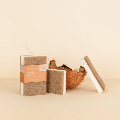 Esponja Compostable de Fibra de Coco (2 unidades)