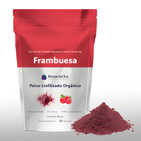Polvo Liofilizado Frambuesa Orgánico