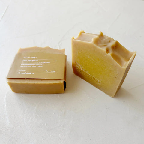 Jabón 100% Natural de Cúrcuma