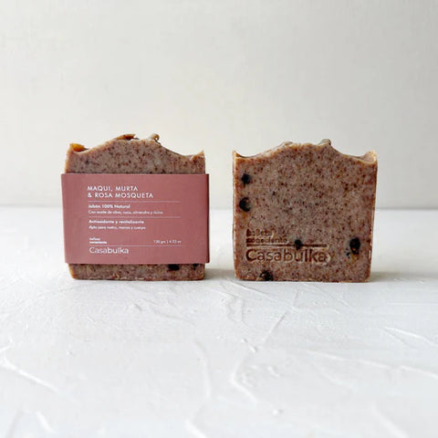 Jabón 100% Natural de Maqui, Murta y Rosa Mosqueta