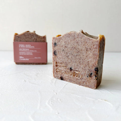 Jabón 100% Natural de Maqui, Murta y Rosa Mosqueta