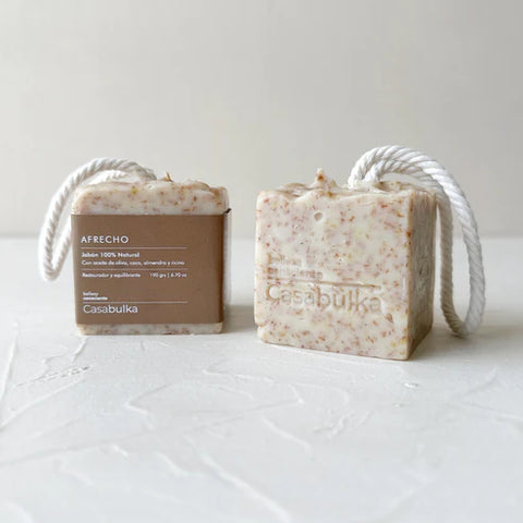 Jabón 100% Natural de Afrecho para Piel Sensible