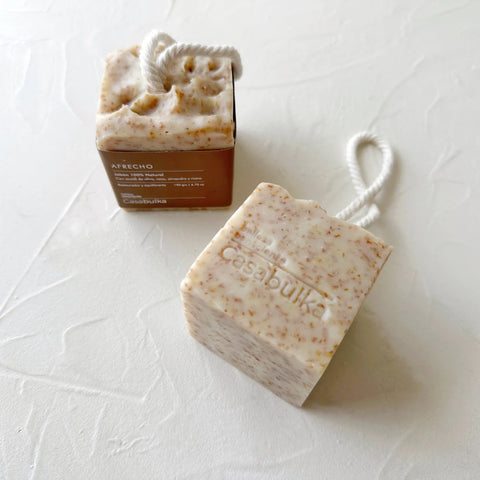 Jabón 100% Natural de Afrecho para Piel Sensible