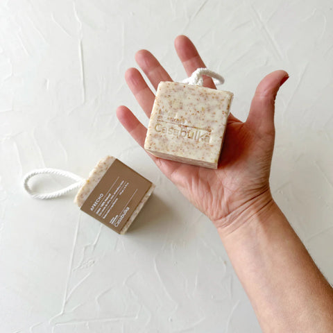 Jabón 100% Natural de Afrecho para Piel Sensible