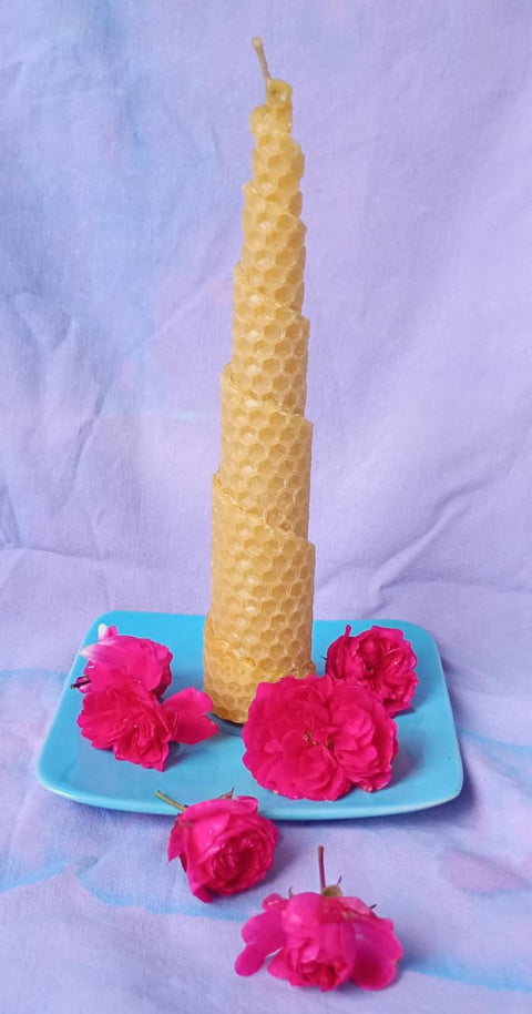 Vela de cera de abeja