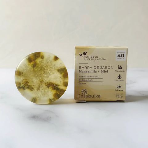 Jabón Sólido Manzanilla Miel