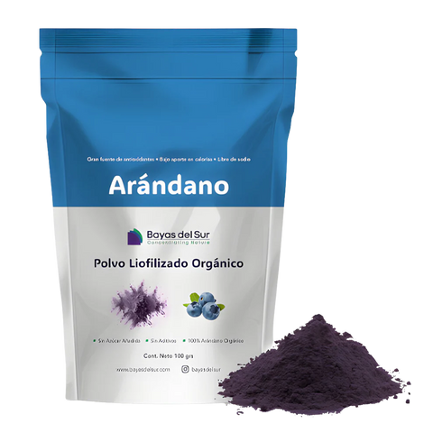 Polvo Liofilizado Arándano Orgánico (100 grs.)