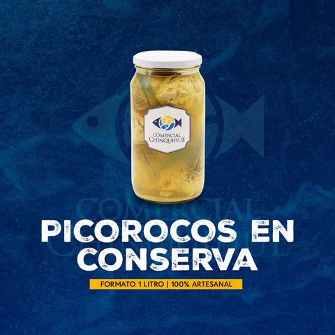 Picorocos en Conserva - Frasco 1 Lt.
