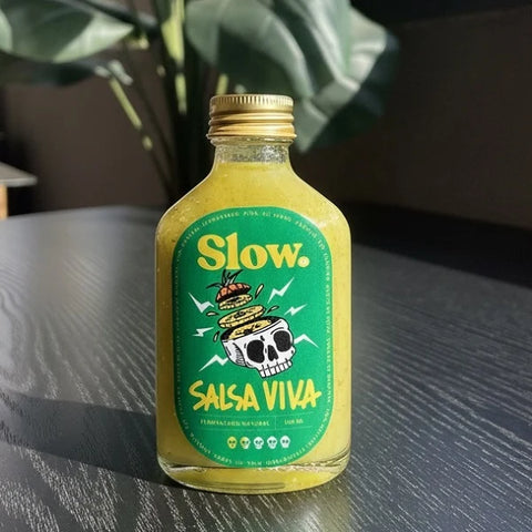 Salsa Viva Fermentada de Piña y Ají Verde