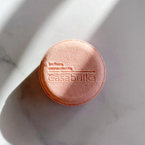 Shampoo Sólido Rosa y Almendra