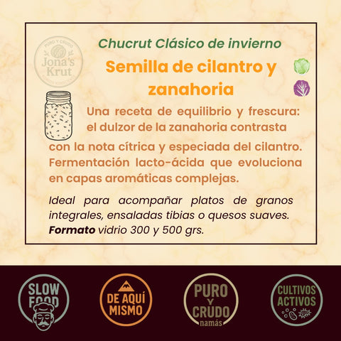 Chucrut Repollo Zanahoria