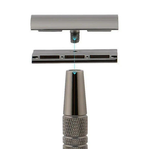 Rasuradora Reutilizable y Desarmable de Zinc